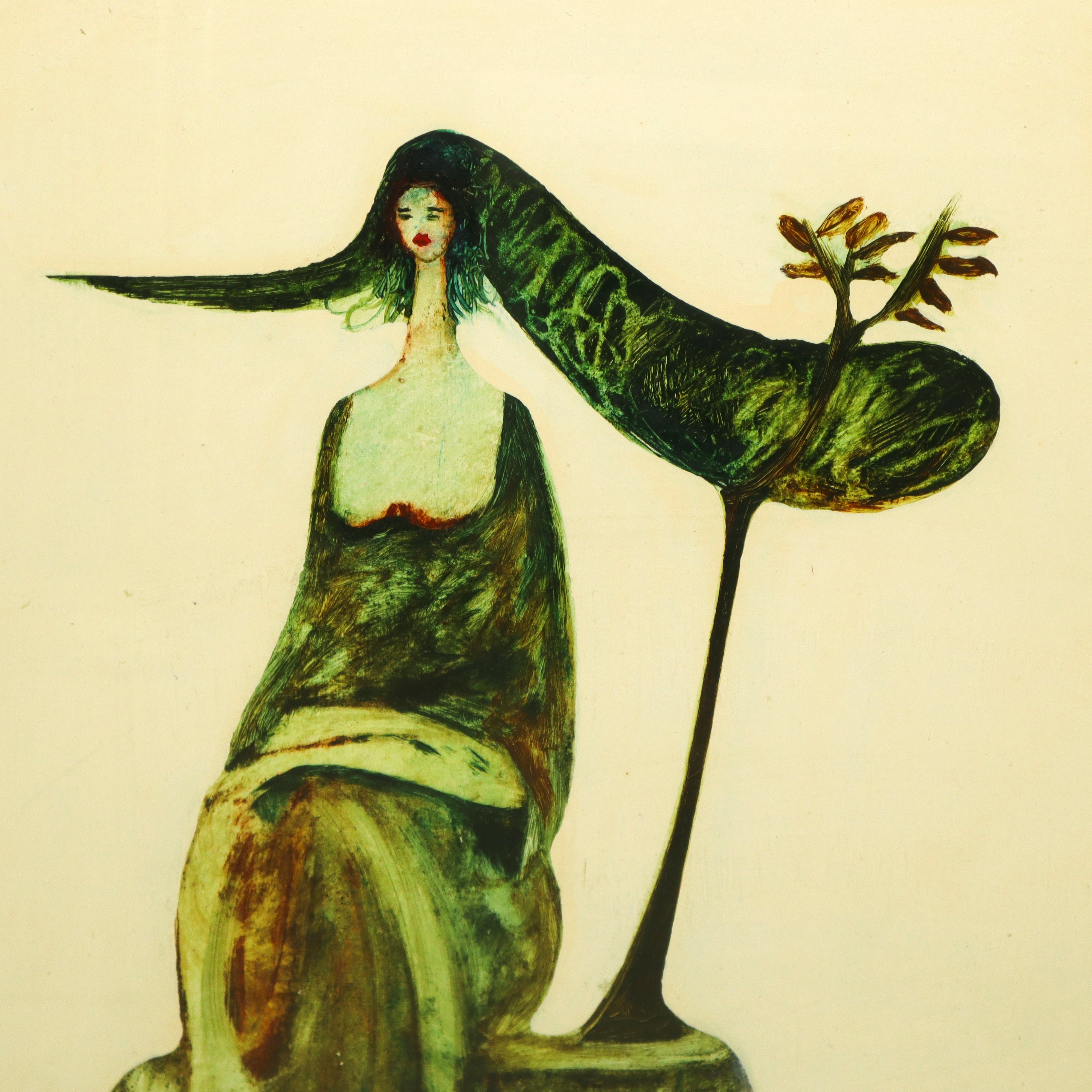 Cesare D'angelo - Donna con Albero