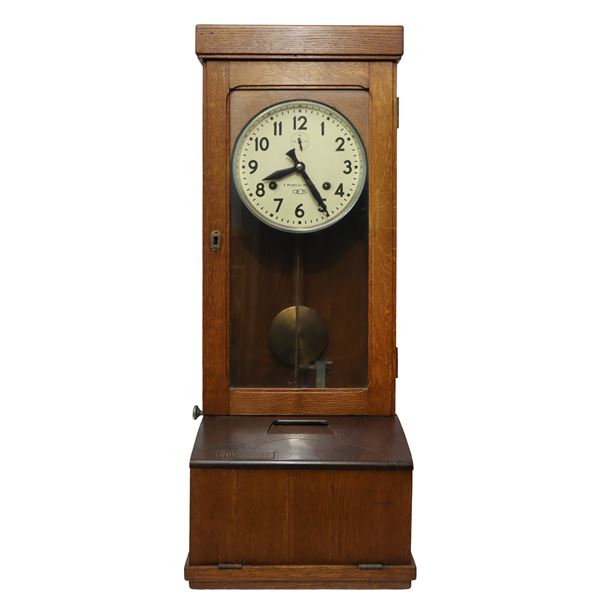 Orologeria E. Boselli - Pendulum clock clock in oak wood