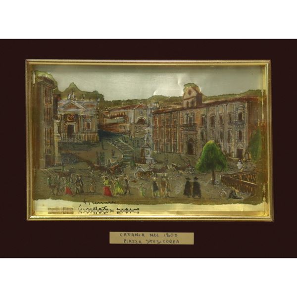 Catania in 1800, Piazza Stesicoro
