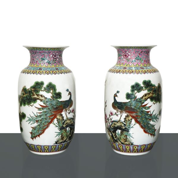 Pair of Chinese vases