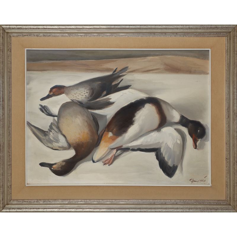 Natura morta con uccelli