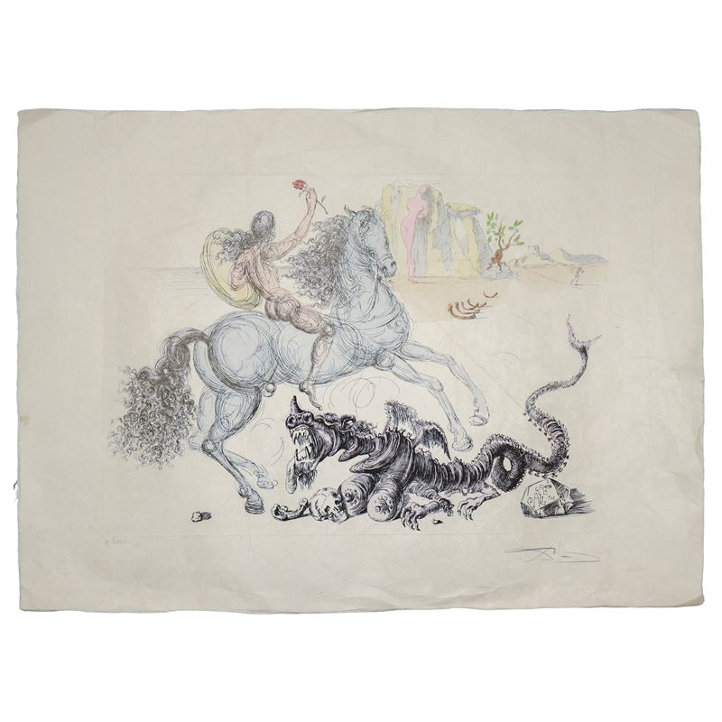 Salvador Dalì - Saint Georges Et le Dragon