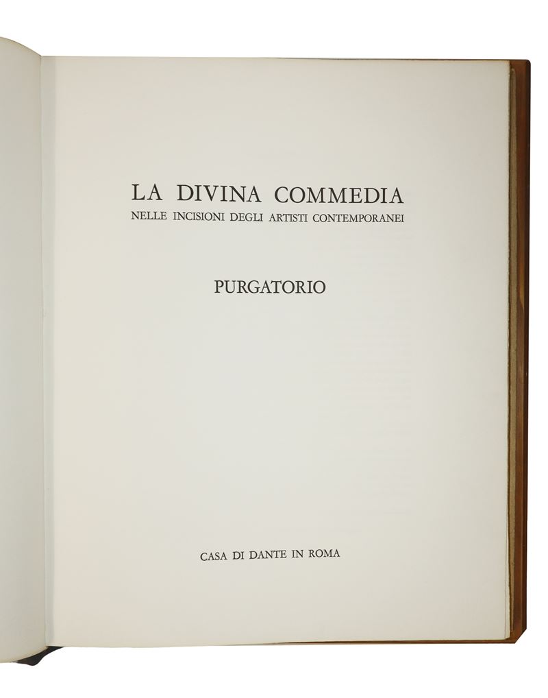La Divina Commedia nelle incisioni degli artisti contemporanei - Il Purgatorio, Casa di Dante e R...