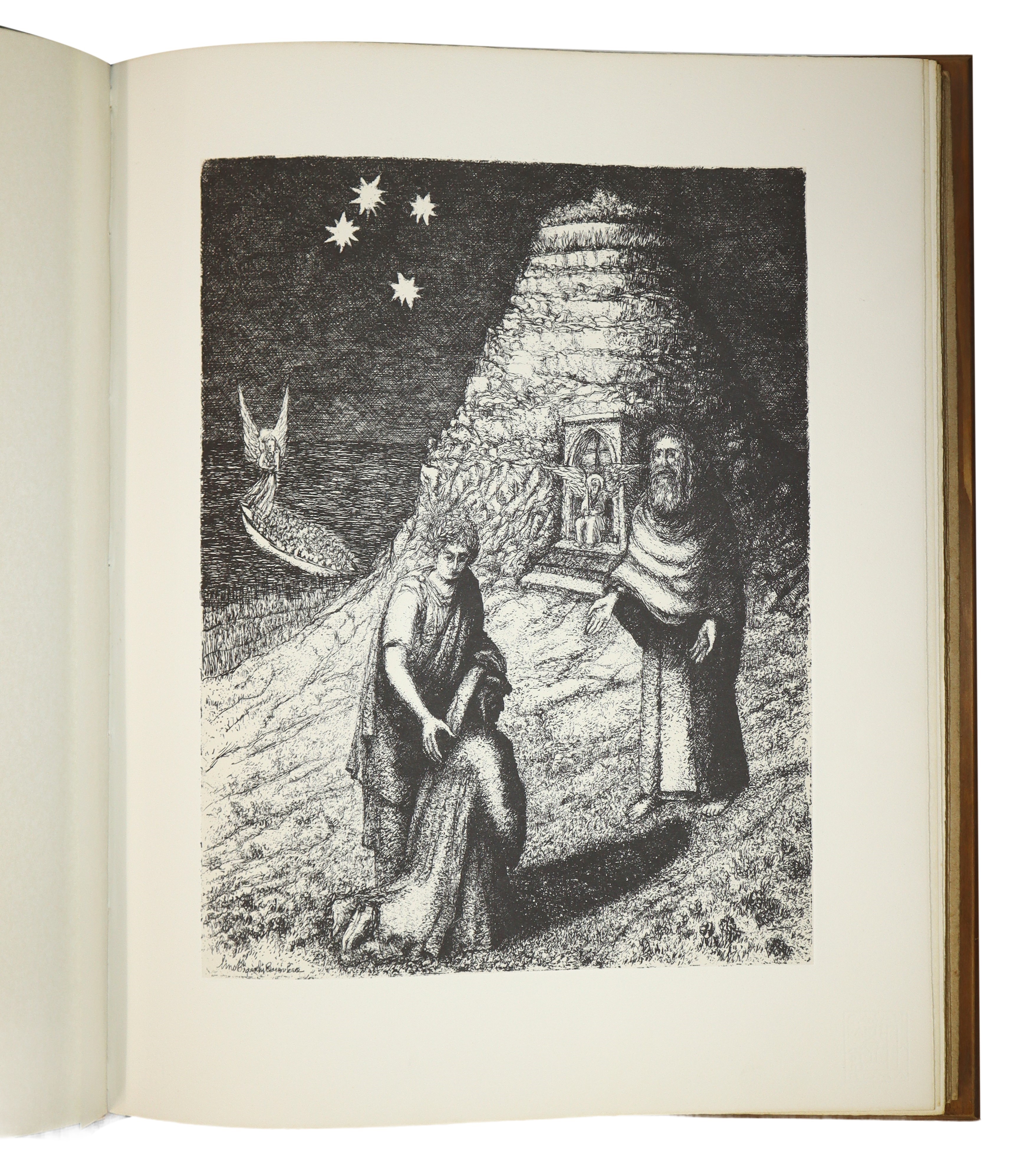 La Divina Commedia nelle incisioni degli artisti contemporanei - Il Purgatorio, Casa di Dante e R...