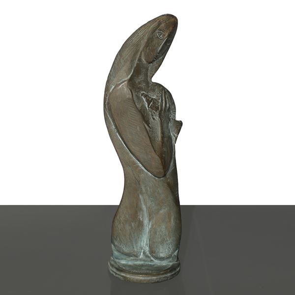 Sebastiano Milluzzo - Madonna della Pace Scultura in bronzo