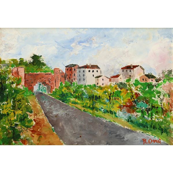 Towards the ducal gate in Borghetto