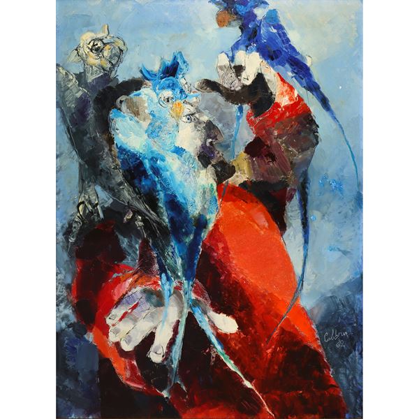 Ennio Calabria - Parrot trainer