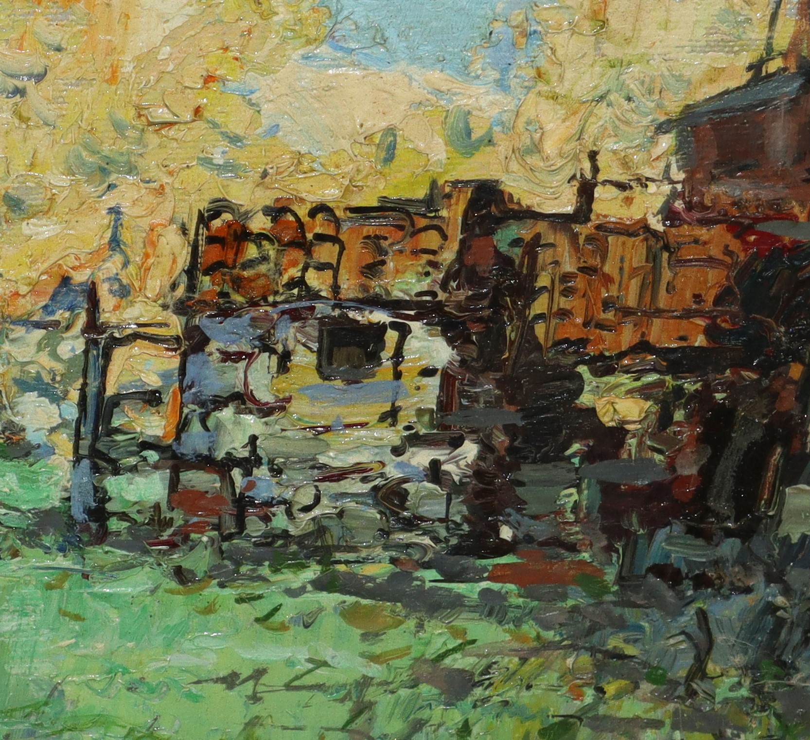 Nicola Canzanella - Paesaggio di Campagna