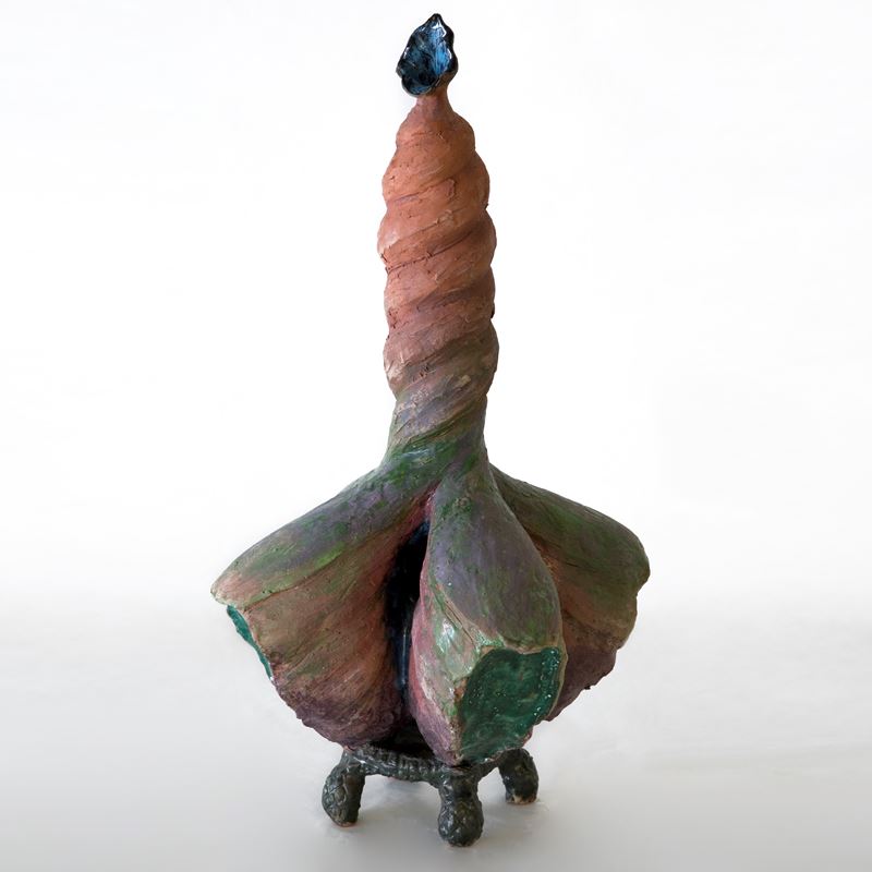 Katherine Blacklock Kate - Vessel II, terracotta smaltata