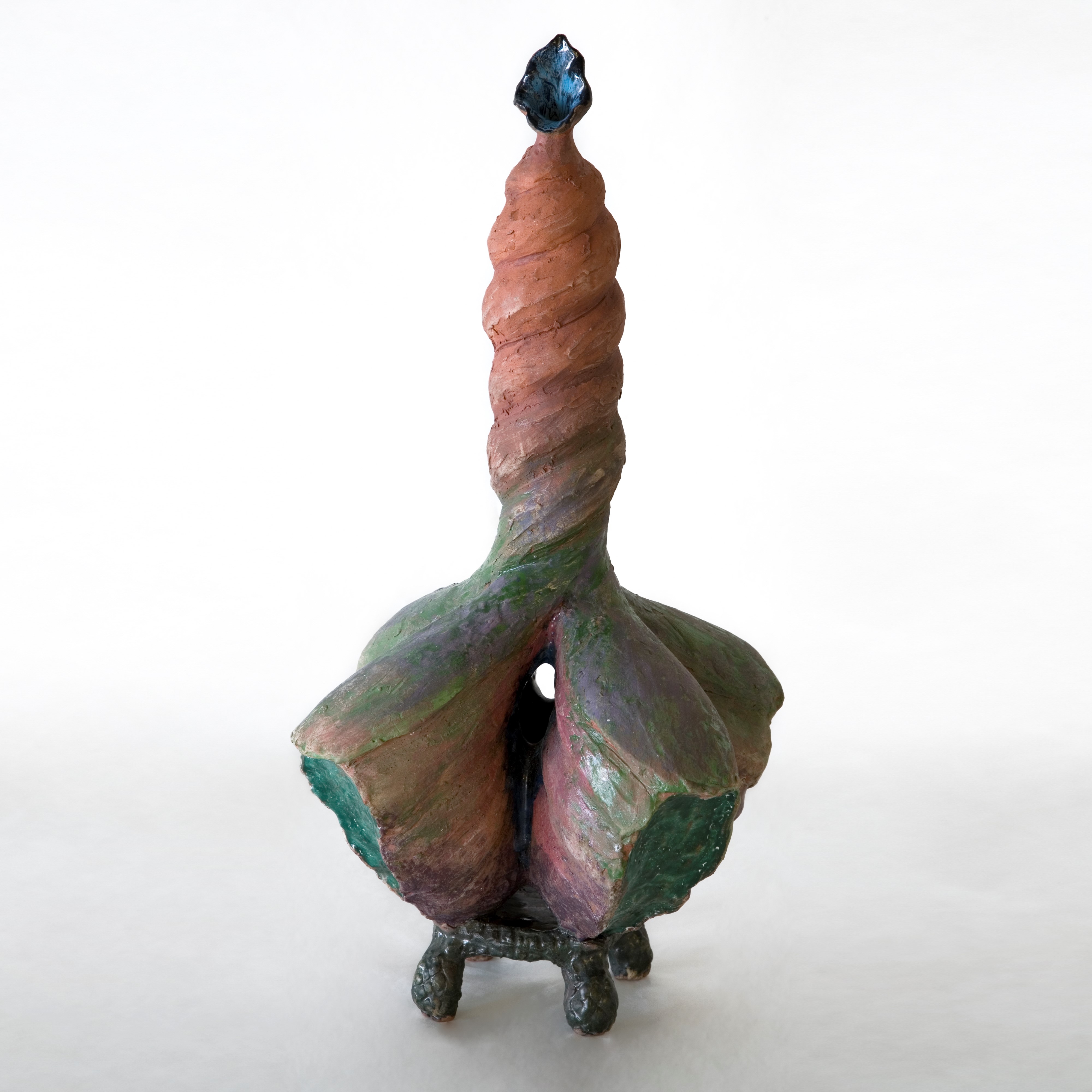 Katherine Blacklock Kate - Vessel II, terracotta smaltata