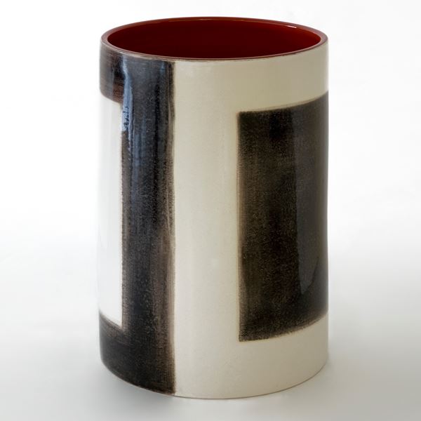 Nedo Merendi : Vaso   (1995)  - Maiolica policroma - Auction PrimeDiCopertina Ceramiche - Casa d'aste La Rosa