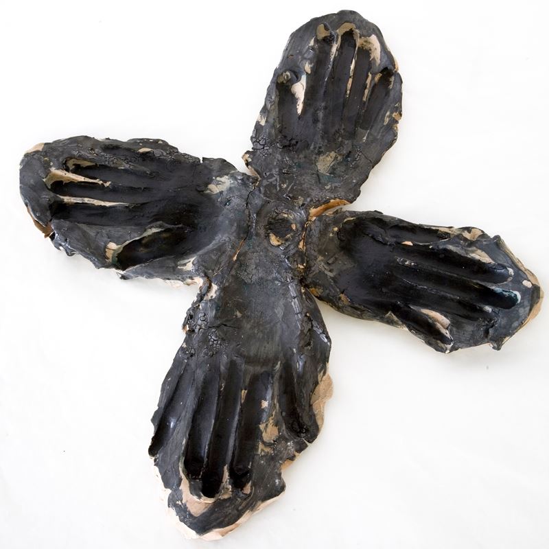 Bruno Ceccobelli - Tracce di Albissola, ceramica, 2002