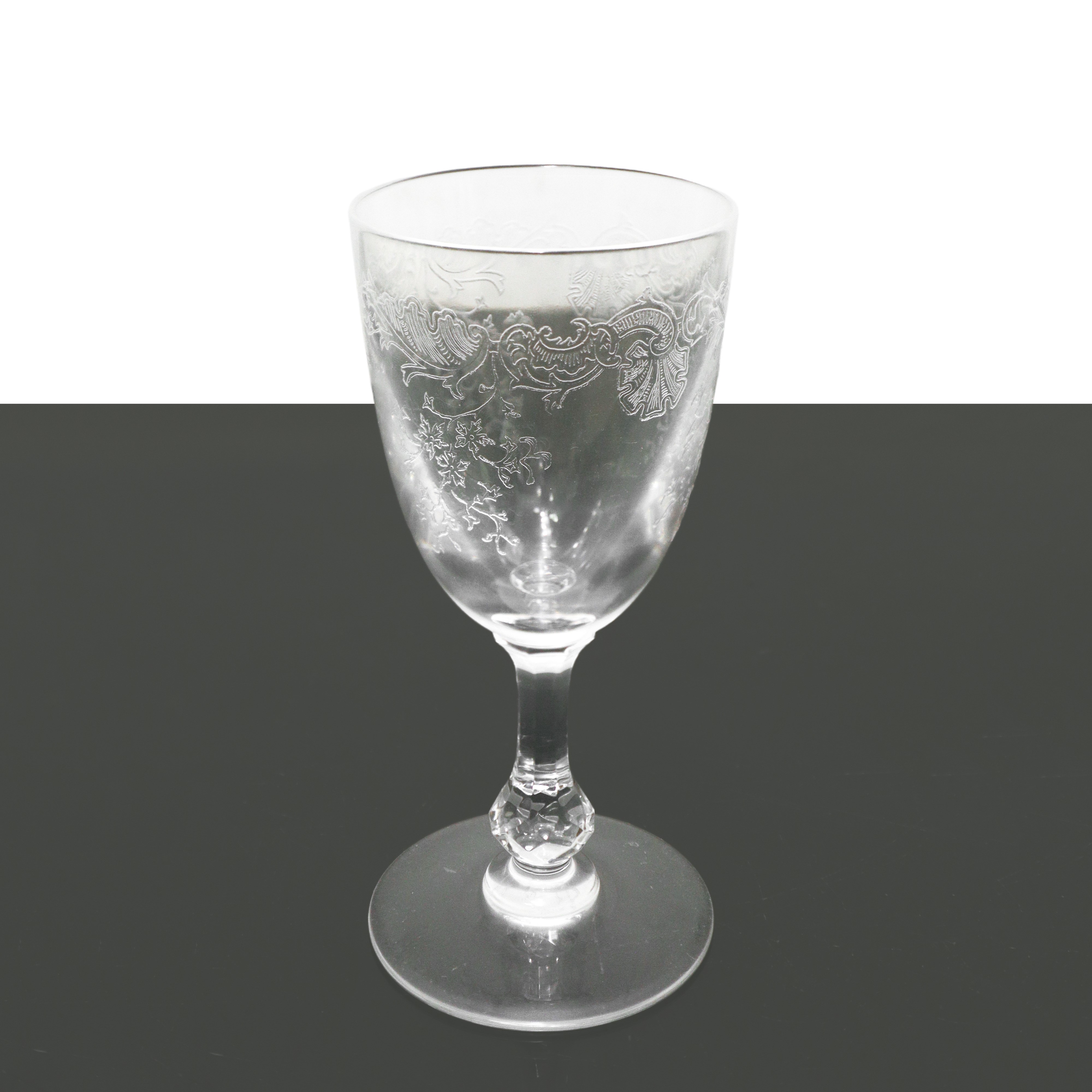 Completo servizio di bicchieri in cristallo Saint Louis modello Cleo