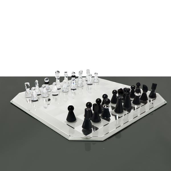 Swarovski - Chessboard with pawns
