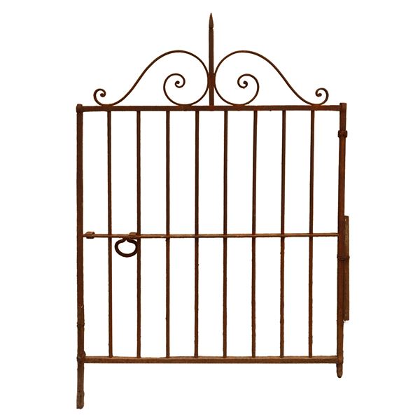 Nailed wrought iron gate