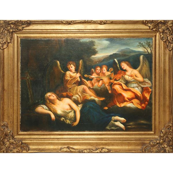 Maddalena con angeli musicanti