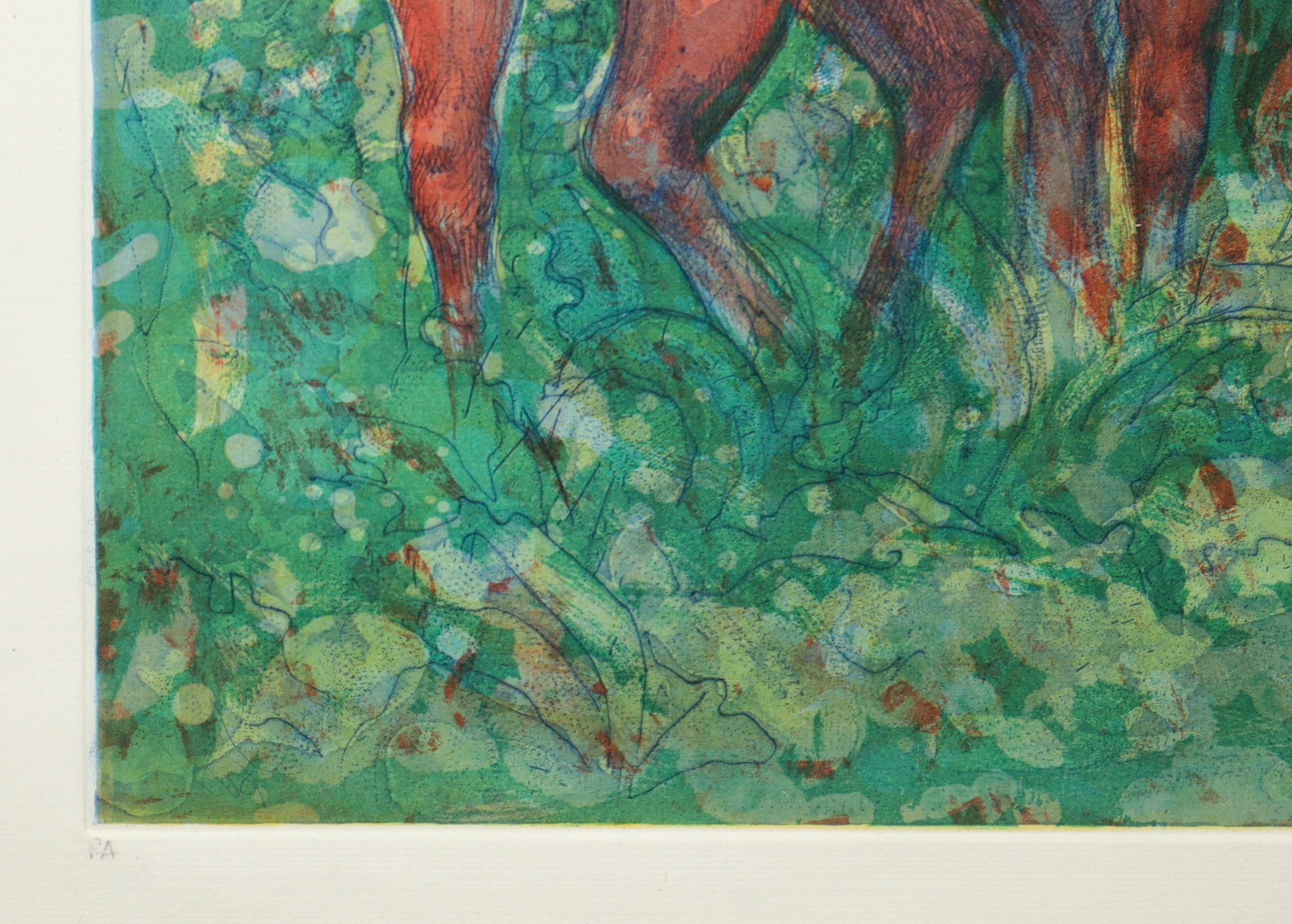 Aligi Sassu - Patroclo (litografia)