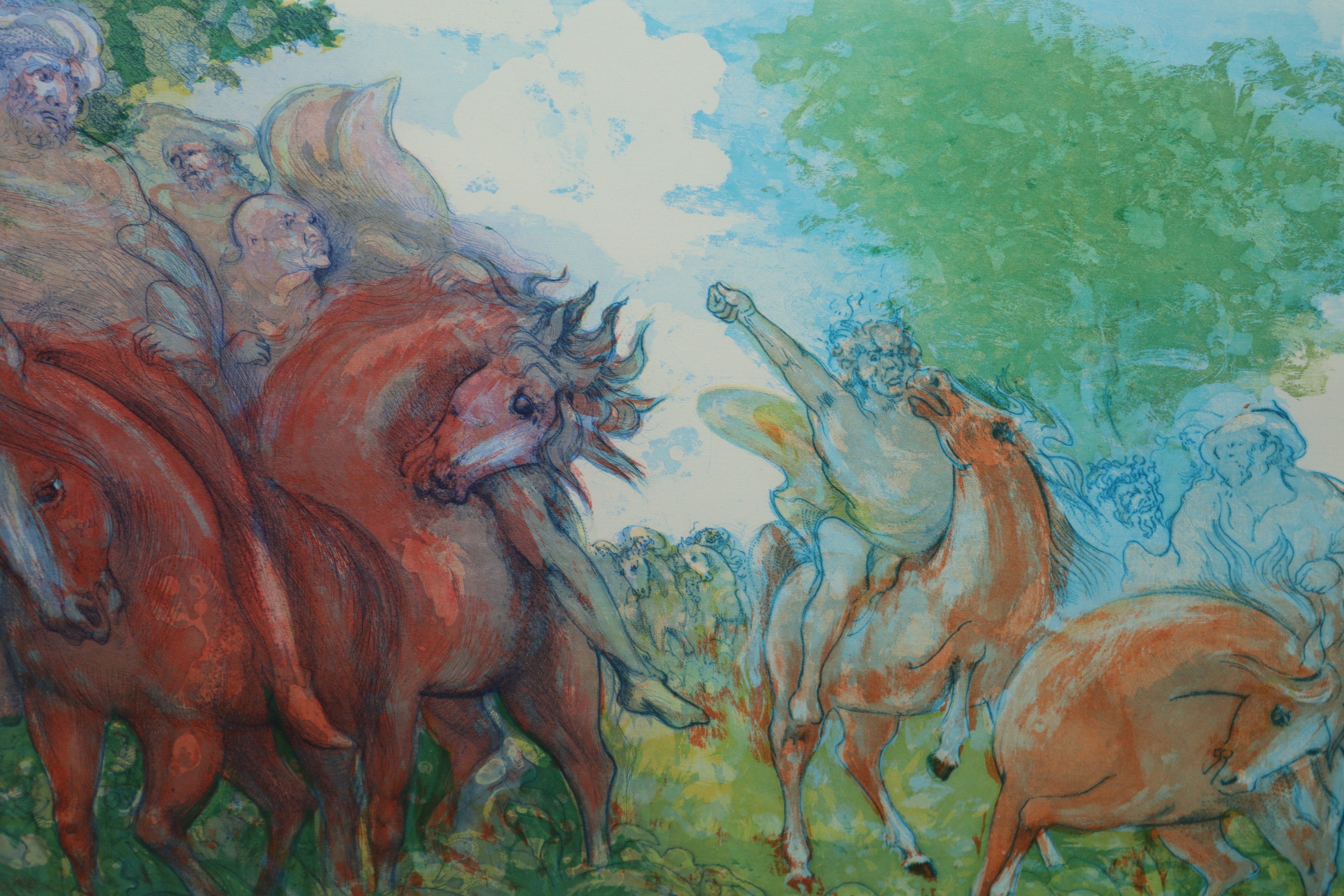 Aligi Sassu - Patroclo (litografia)