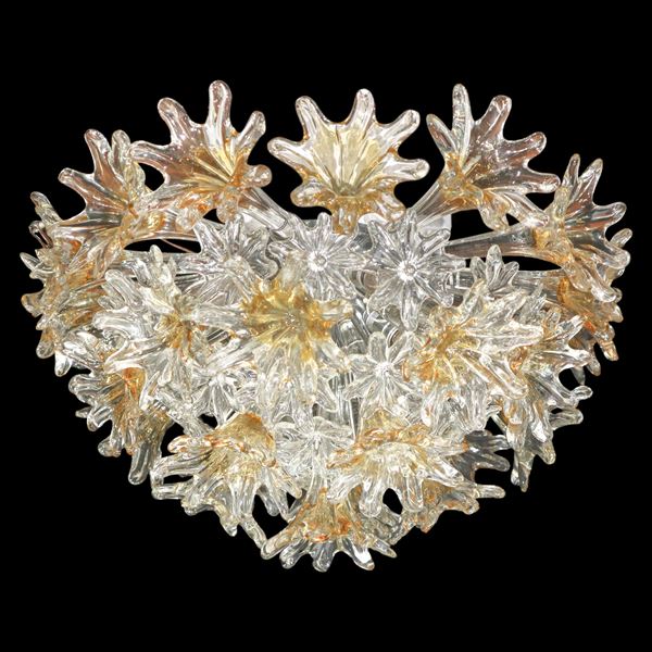 Toni Zuccheri per Venini - Esprit model ceiling light