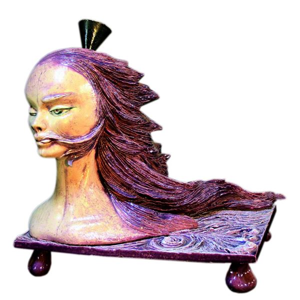 Guido Mariani : Sono connessa  (2006)  - Ceramica - Asta Asta Collezione Ceramiche Postmoderne PrimeDiCopertina - Casa d'aste La Rosa