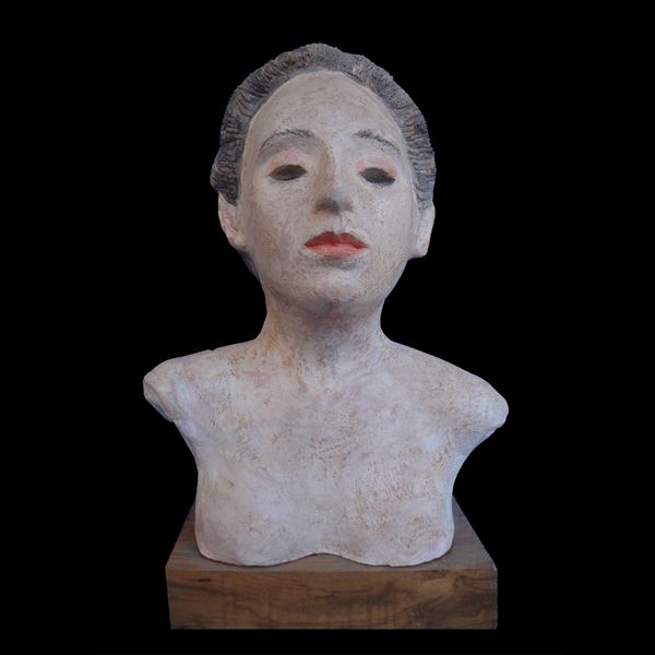 Piergiorgio Pistelli : Calura estiva  (2007)  - Terracotta - Asta Asta Collezione Ceramiche Postmoderne PrimeDiCopertina - Casa d'aste La Rosa