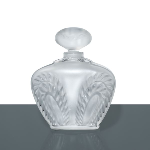 Lalique Paris - Dahlia frosted crystal perfume bottle