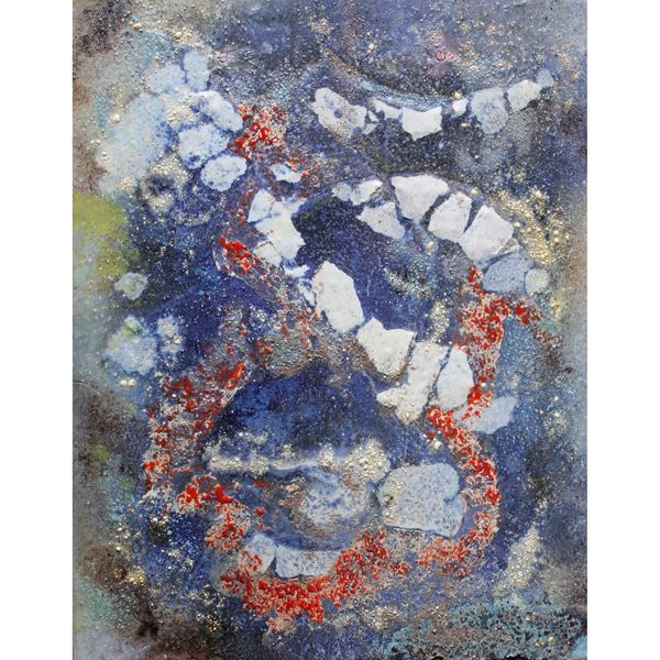 Marcello Fantoni : Aurora Boreale  (1988)  - Ceramica gran fuoco - Asta Asta Collezione Ceramiche Postmoderne PrimeDiCopertina - Casa d'aste La Rosa