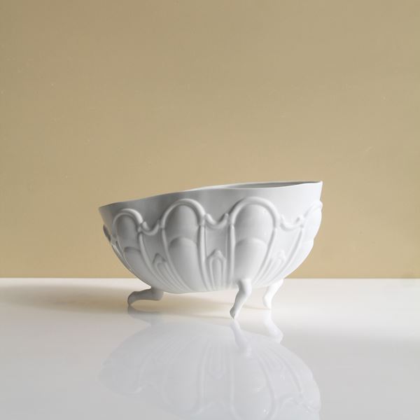 Paolo Polloniato : Neoforma  (2015)  - Terra bianca - Asta Asta Collezione Ceramiche Postmoderne PrimeDiCopertina - Casa d'aste La Rosa