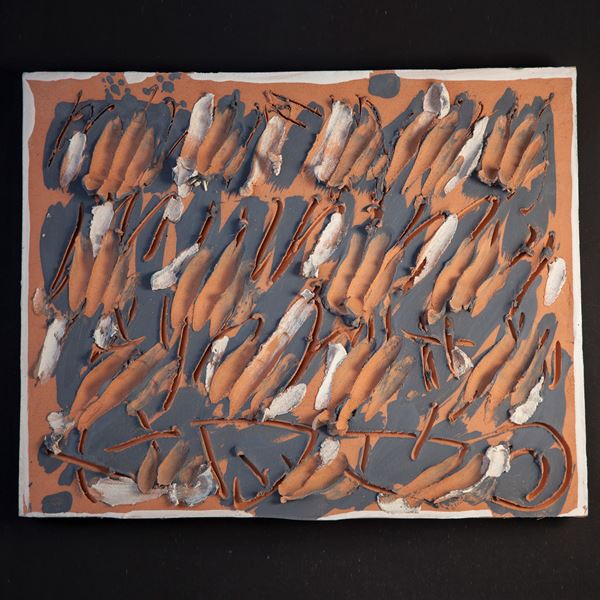 Carlo Pizzichini : Pinax, moderno palinsesto  (2007)  - Terracotta ingobbiata - Asta Asta Collezione Ceramiche Postmoderne PrimeDiCopertina - Casa d'aste La Rosa