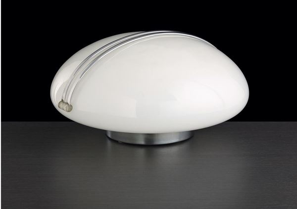 Produzione Iter Elettronica, disegno  Angelo Mangiarotti, modello Il cammino. Lampada da tavolo. Anni &rsquo 60,Lampada da tavolo con struttura in ... 