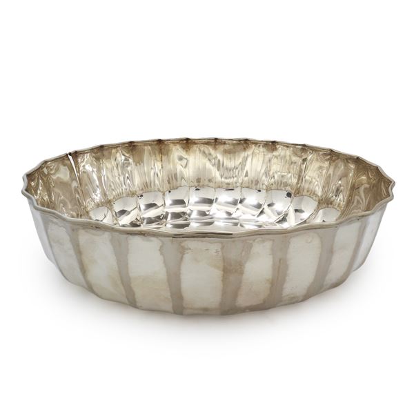Oval 800 silver sweet holder