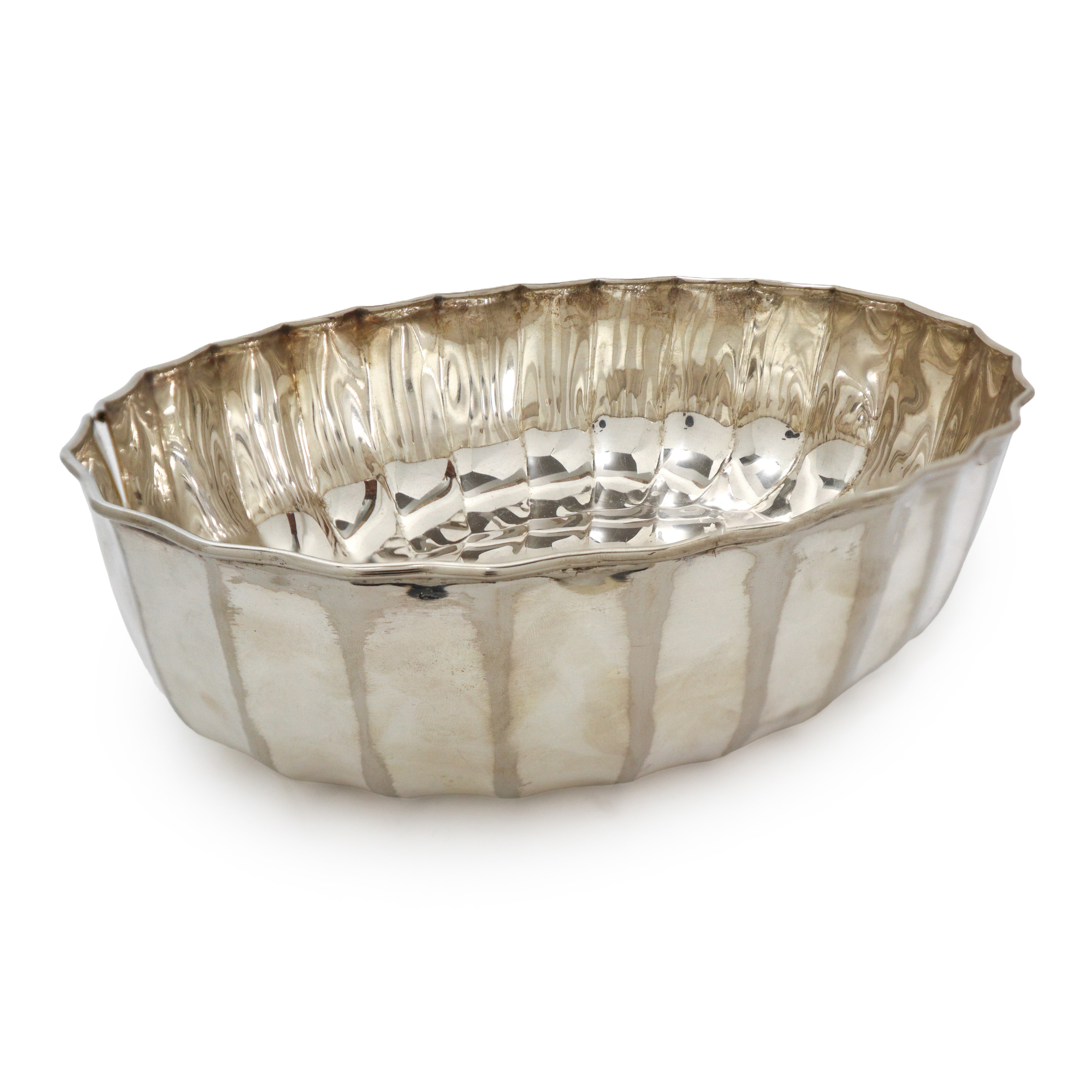 Portadolci in argento 800 ovale