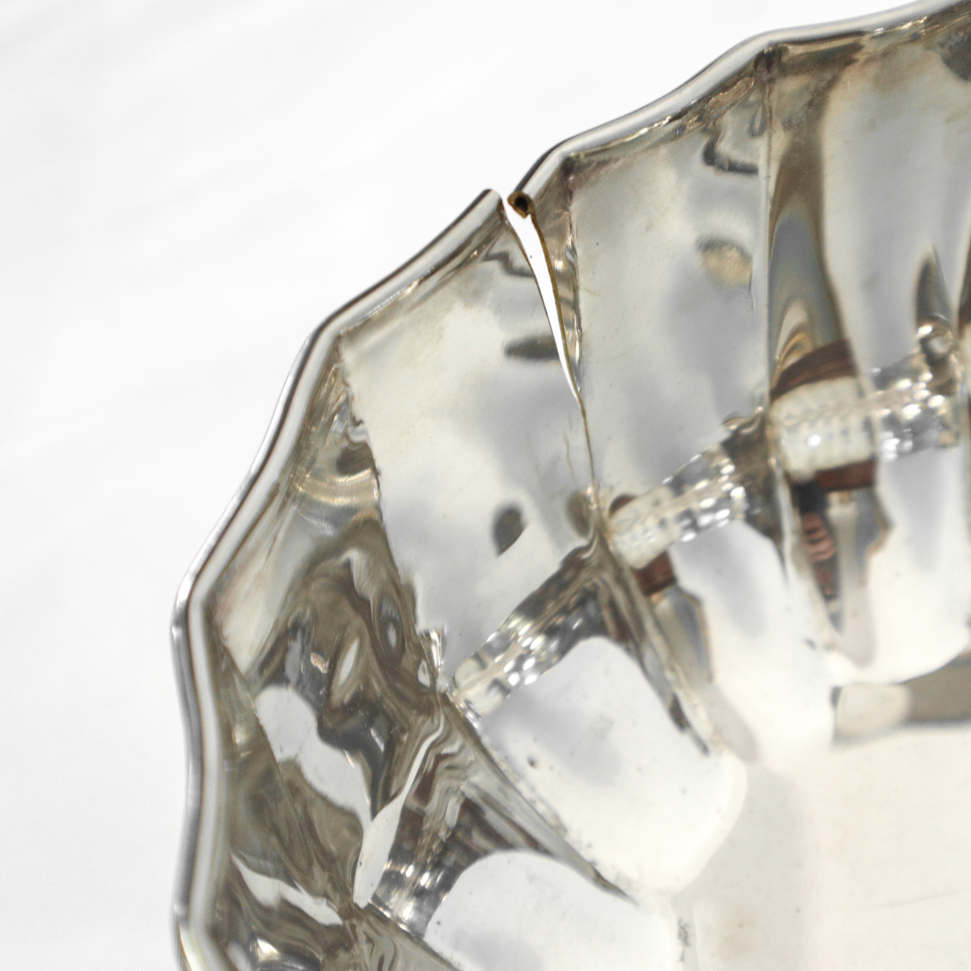 Portadolci in argento 800 ovale