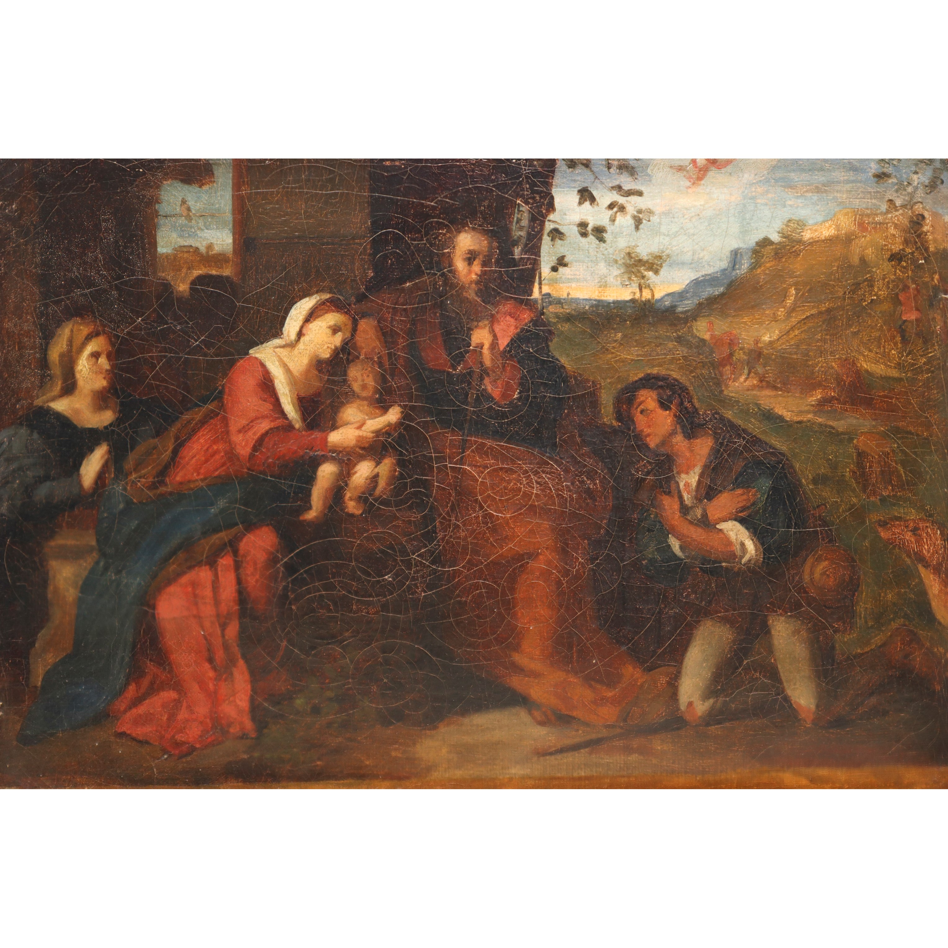 Adorazione dei pastori, copia da Palma il Vecchio