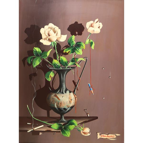 Alfano Dardari - Still life of flowers with vase
