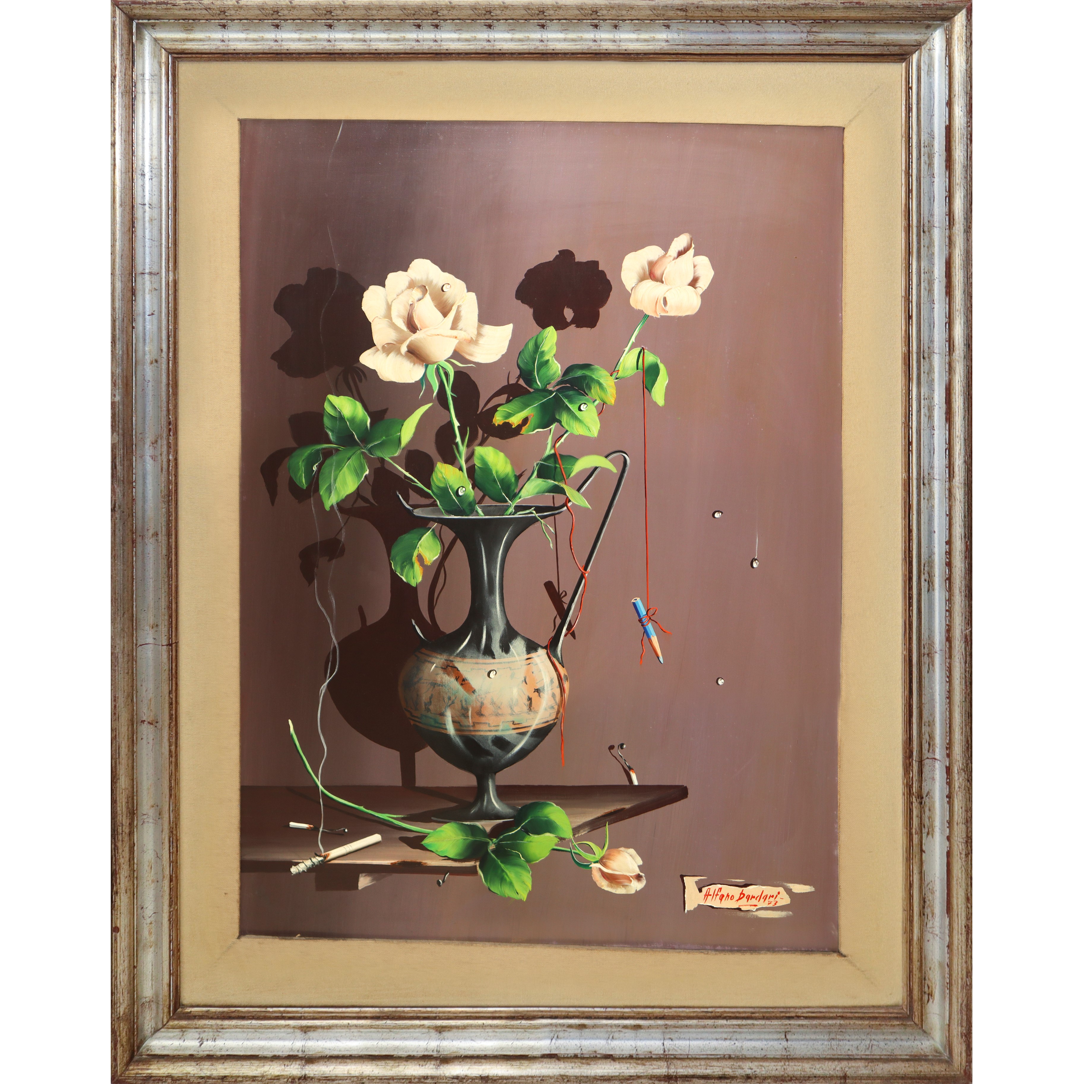 Natura morta di fiori con vaso