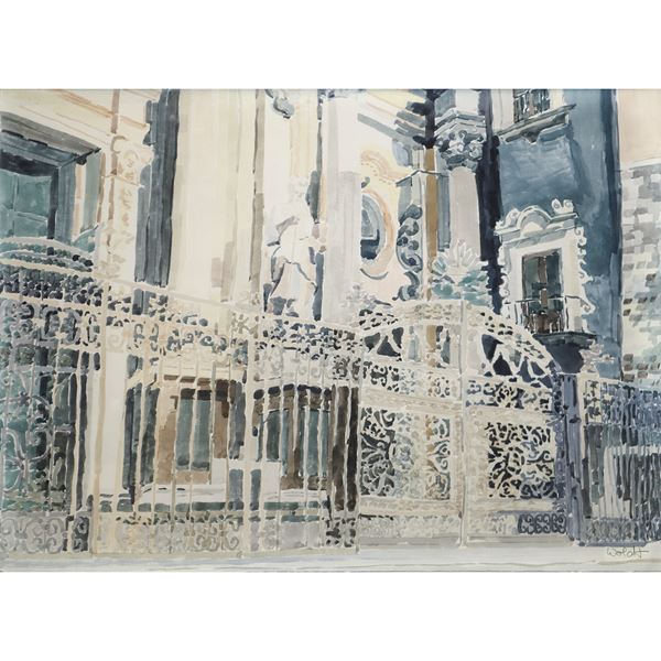 Fran Wolok - Gates of the Cathedral of Catania