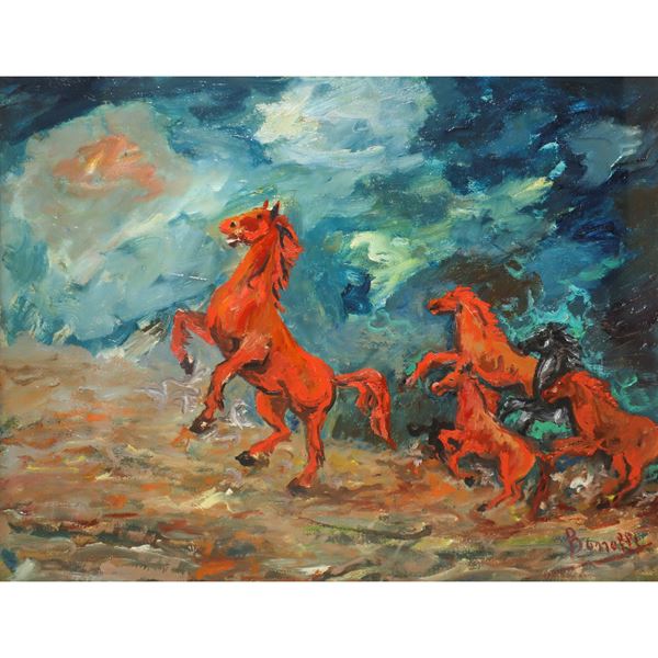 Giorgio Bonelli - Running horses
