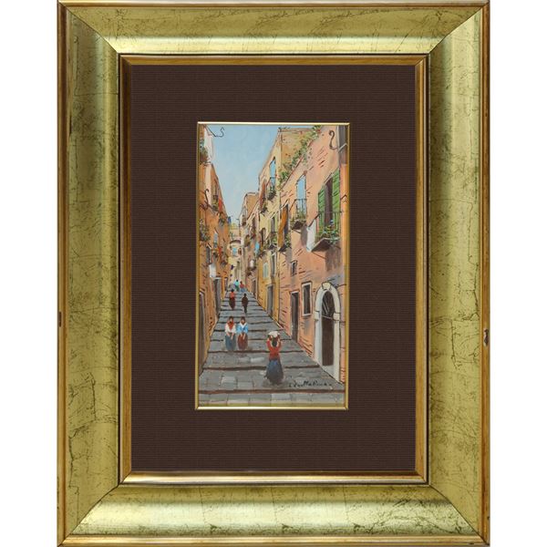 Alley with passers-by