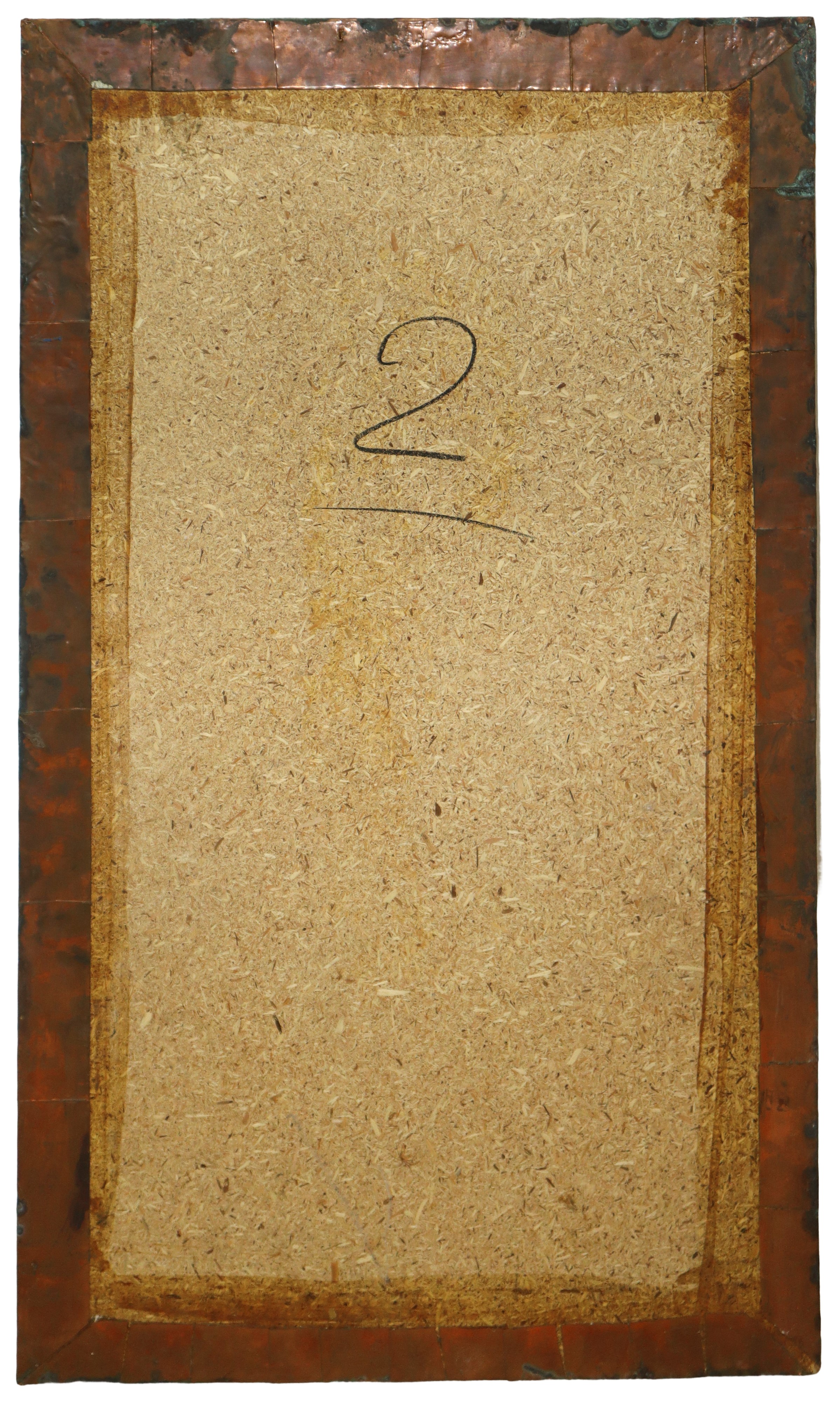 Grande pannello in lamina di ottone raffigurante Pescatore ad Acitrezza