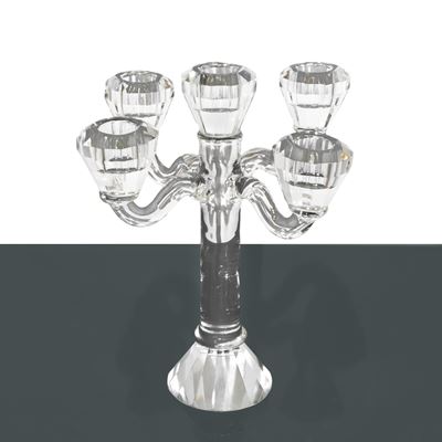 Candelabro Cinque Luci in Cristallo
