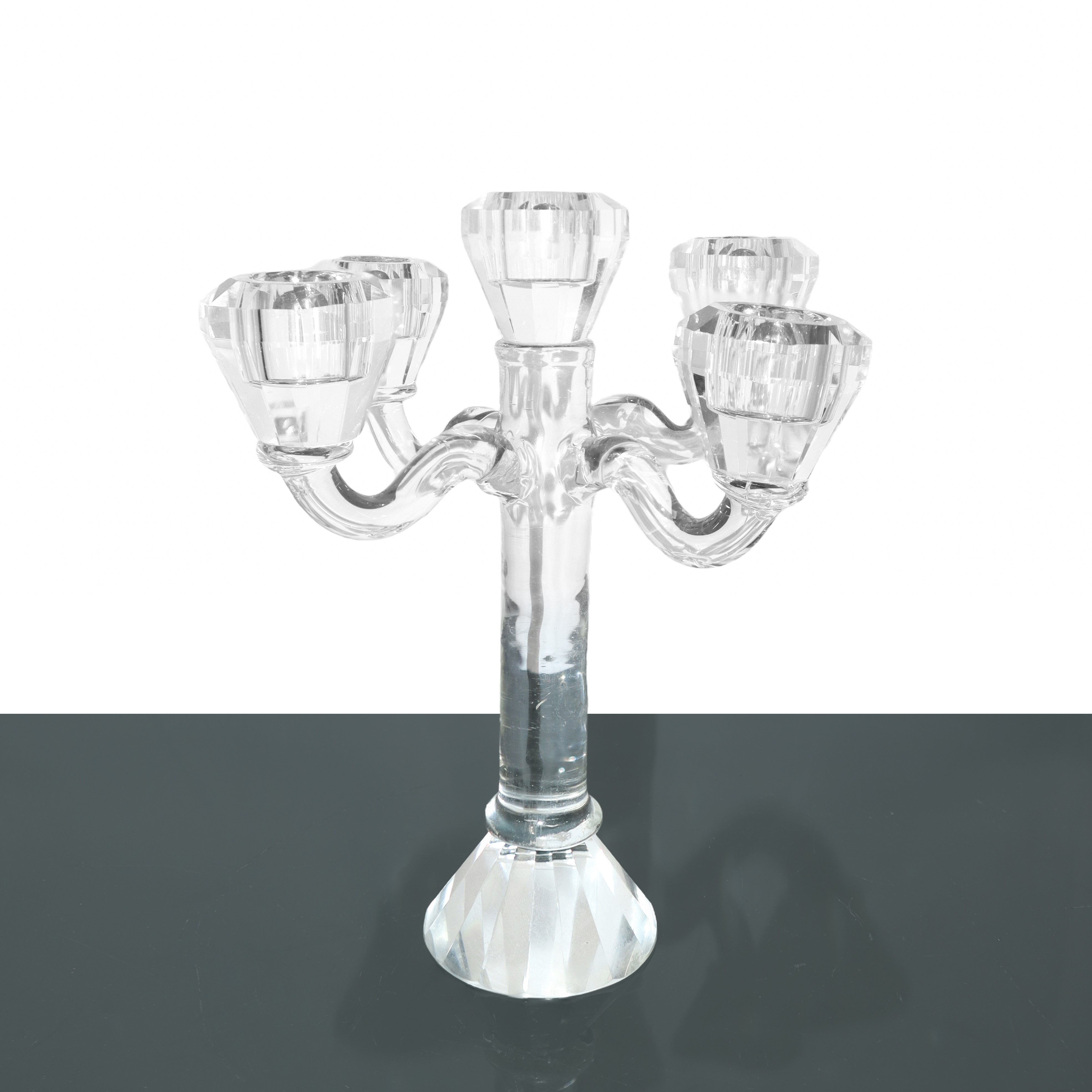 Candelabro Cinque Luci in Cristallo