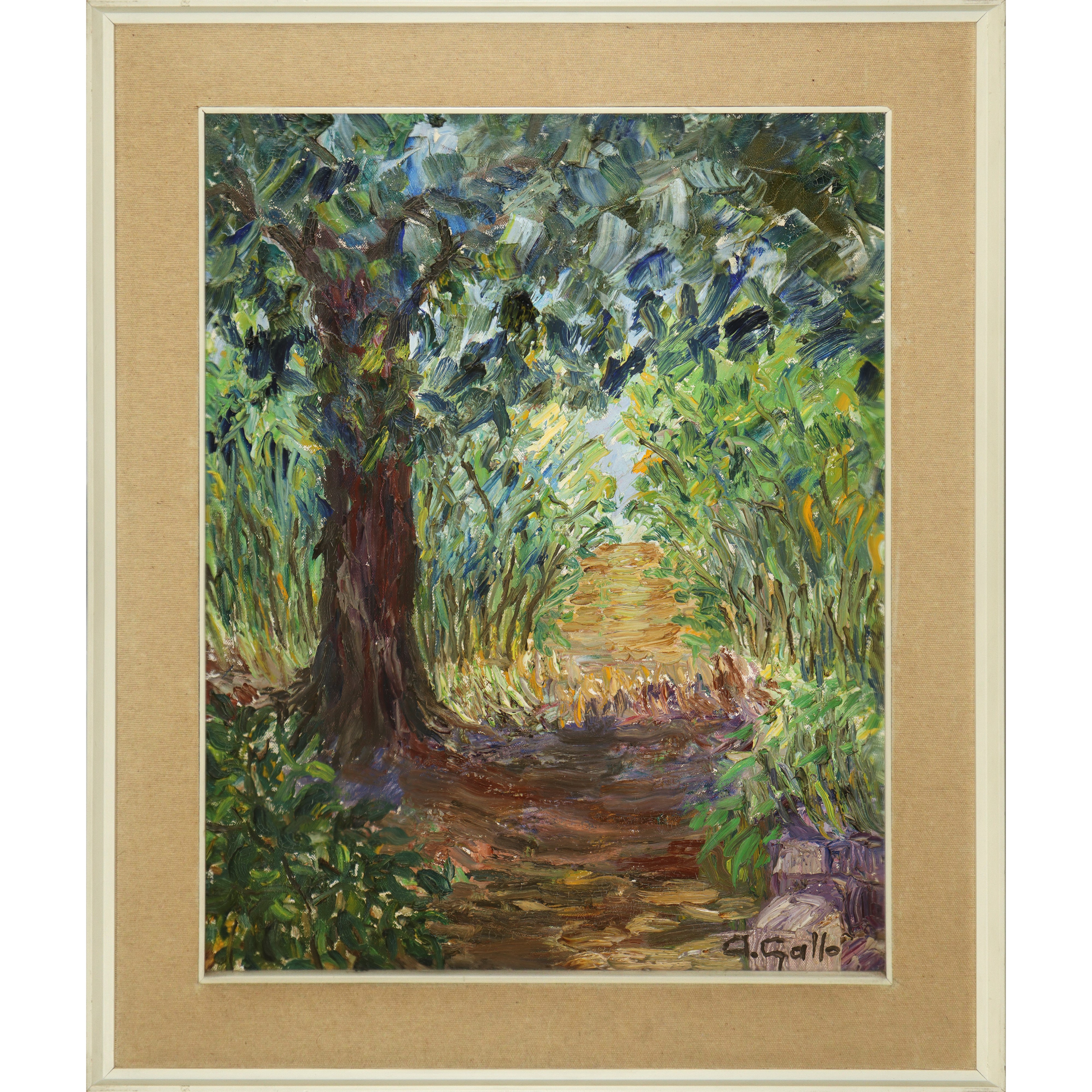 Adriana Gallo - Alberi - olio su tela
