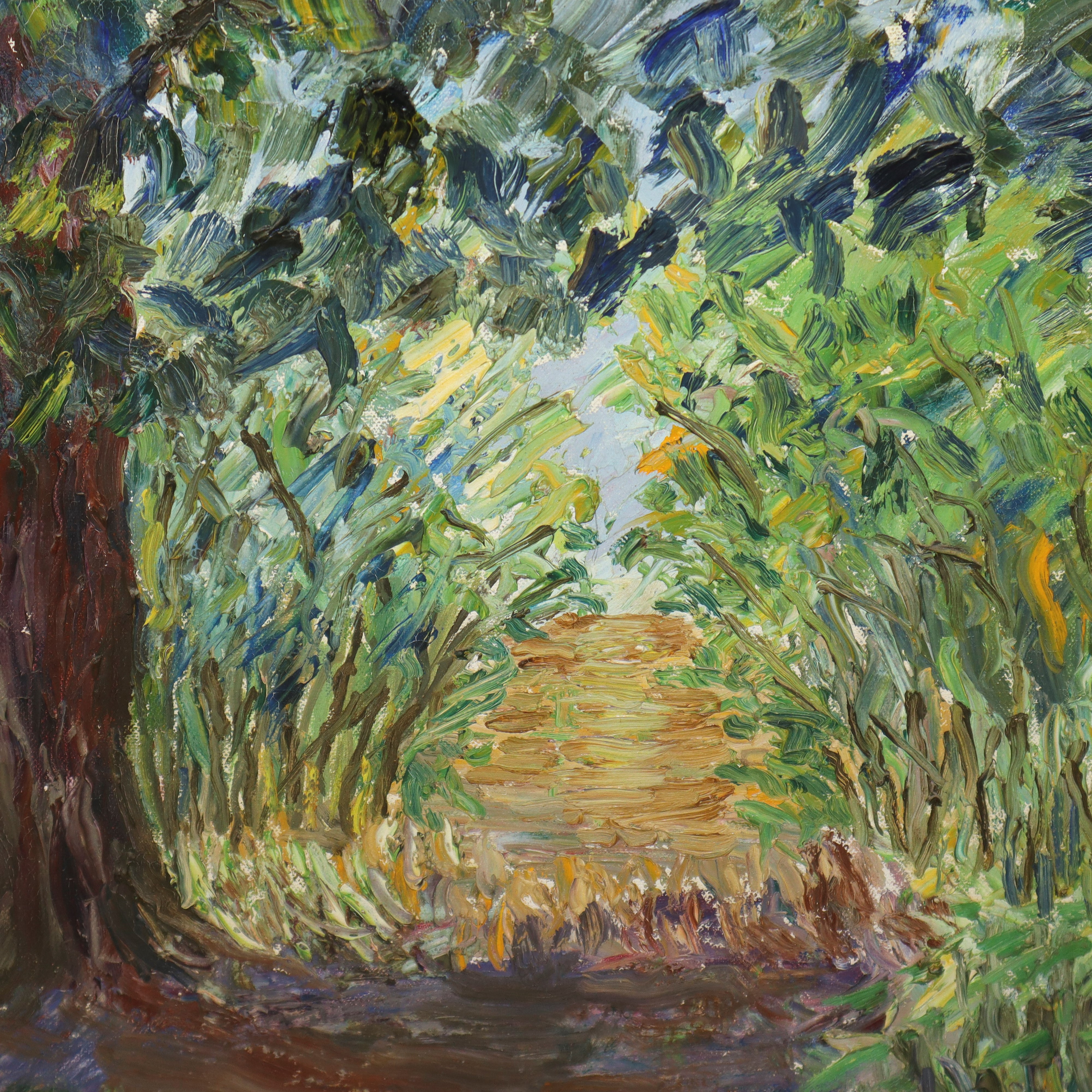 Adriana Gallo - Alberi - olio su tela