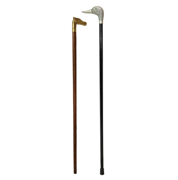 Two sticks, one of which is animated