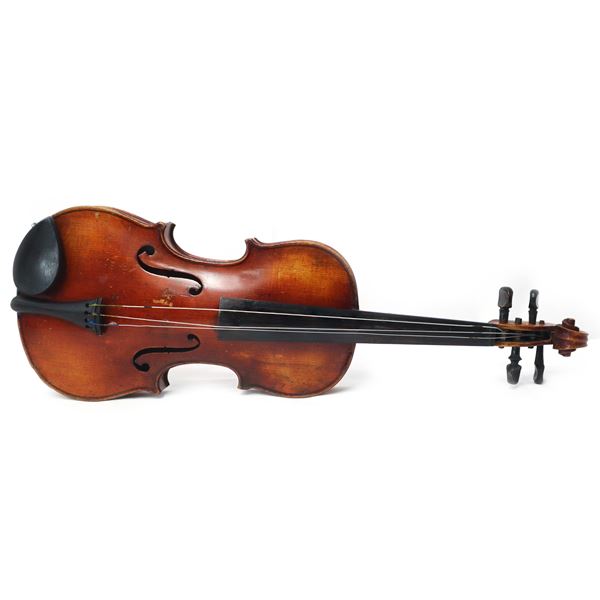 Small violin made for children with bow and case