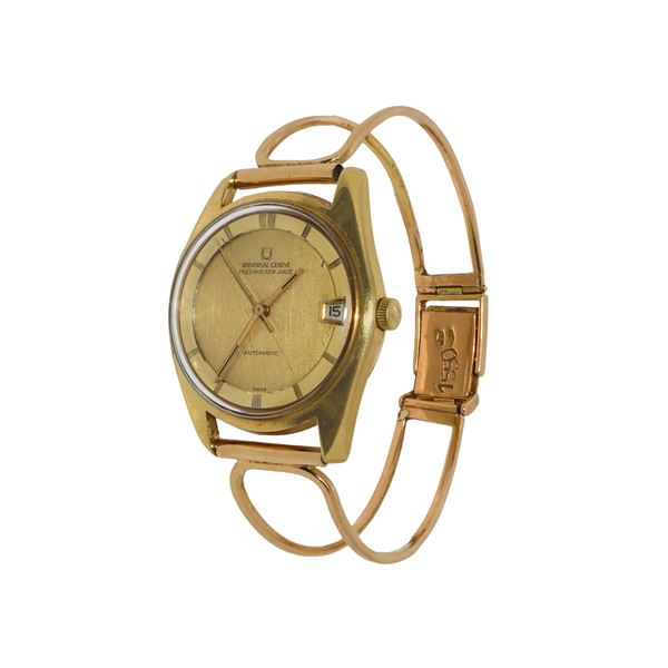 Universal Gen&#232;ve - Polerouter Date, Automatic gold wristwatch