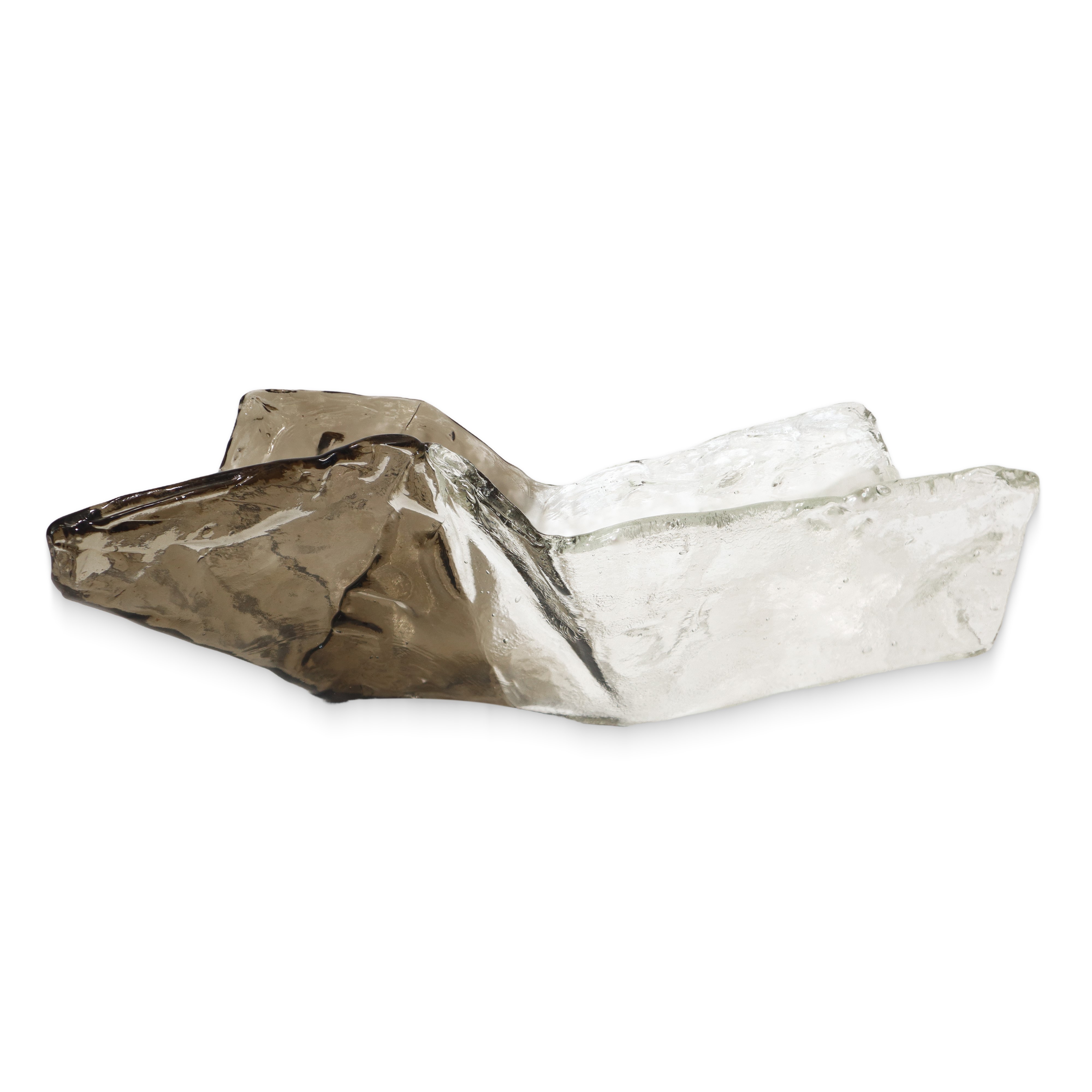 Centrotavola vintage in vetro di Carlo Nason per Mazzega