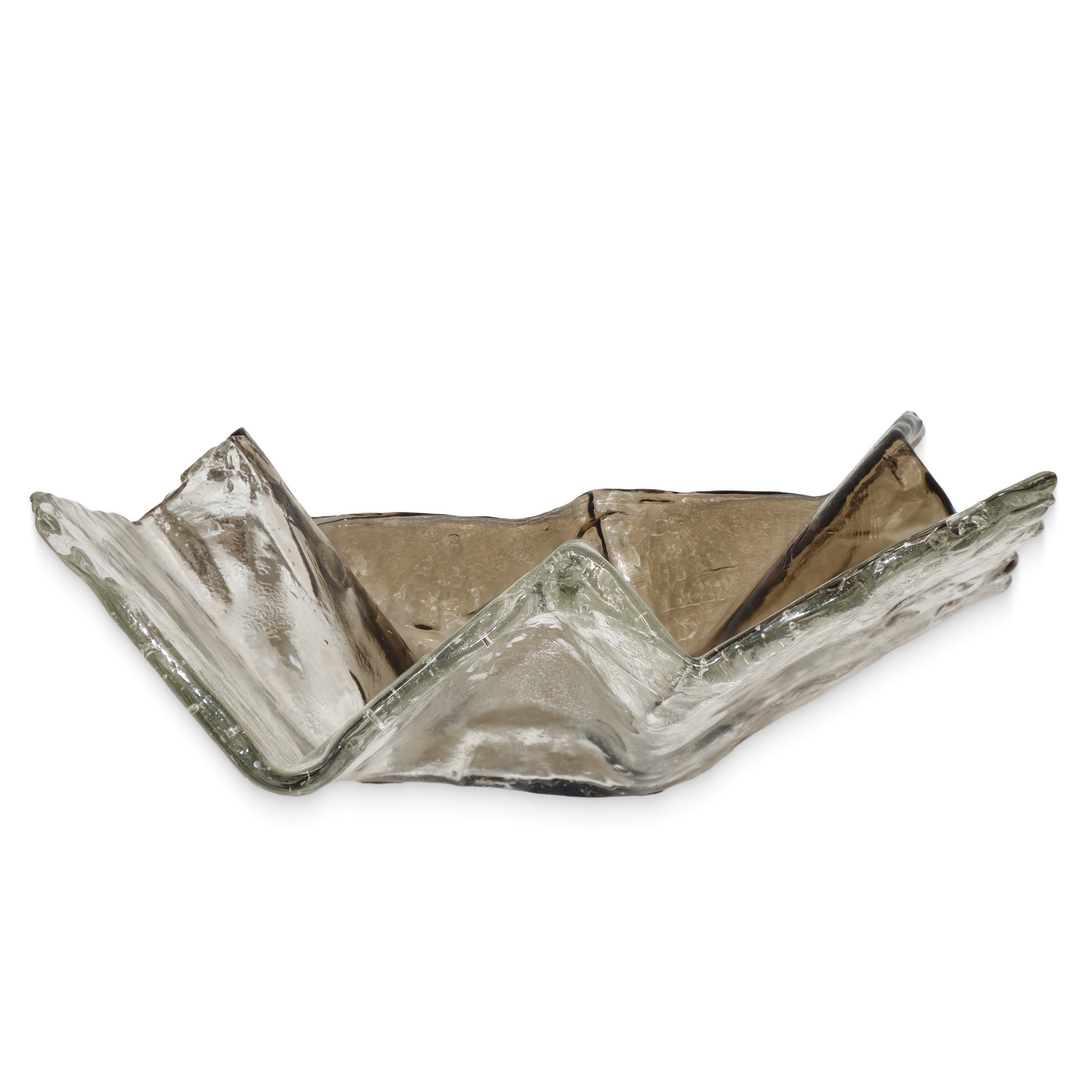 Centrotavola vintage in vetro di Carlo Nason per Mazzega