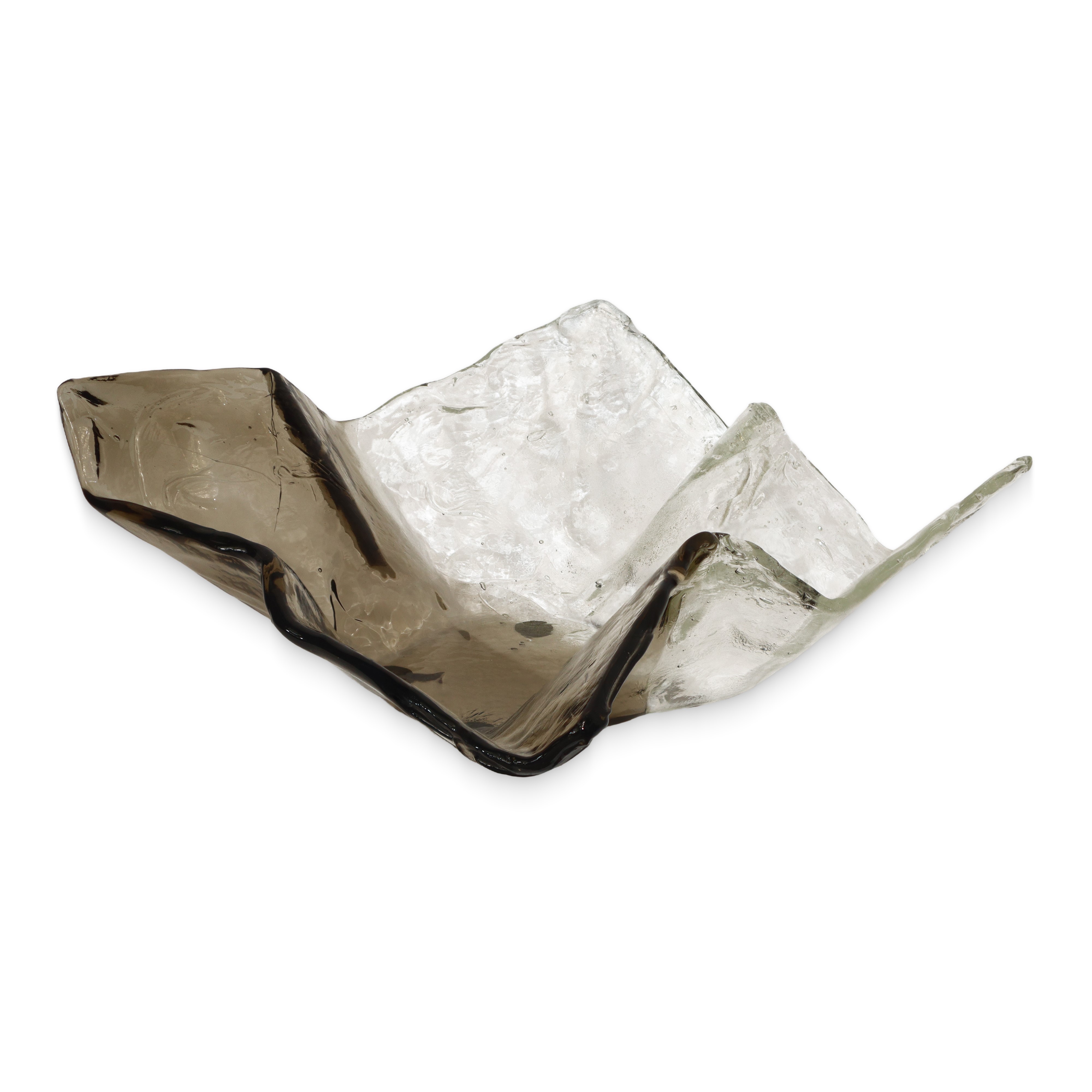 Centrotavola vintage in vetro di Carlo Nason per Mazzega